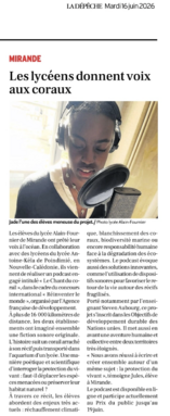 Article La Dépêche - podcast coraux 16_06_2026.png